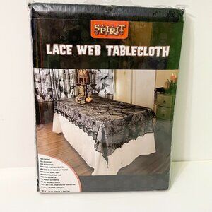 Spirit Lace Web Tablecloth Halloween Decor